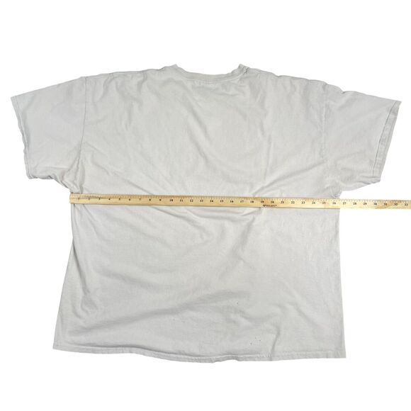 90s Y2K I Don't Give A Rat's Ass T-Shirt 2XL Gray Donkey Funny Unisex DEFECT - Picture 5 of 7